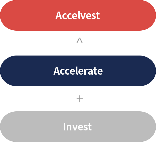 Accelvest=Accelerate+Invest